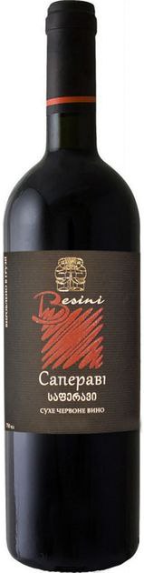 Вино Besini Сапераві черв.сух.13% 0.75 л